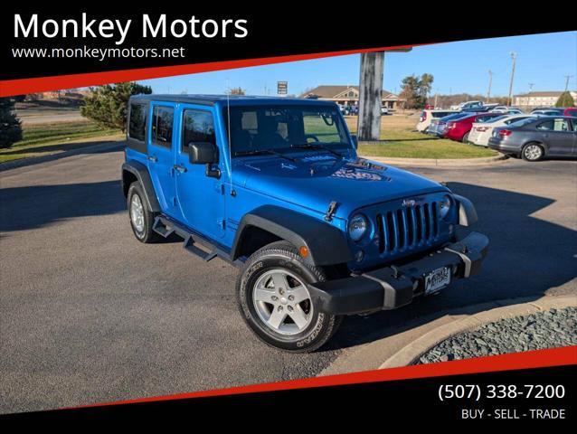 used 2016 Jeep Wrangler Unlimited car, priced at $20,995