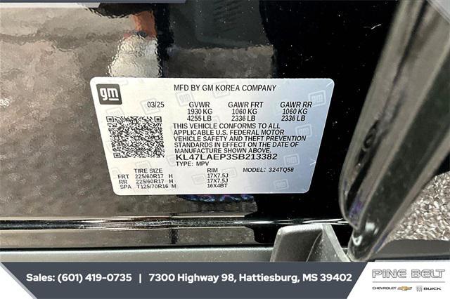 new 2025 Buick Envista car, priced at $28,424