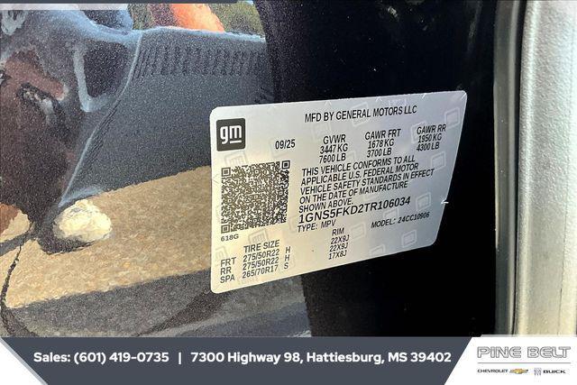 new 2026 Chevrolet Suburban car, priced at $88,236