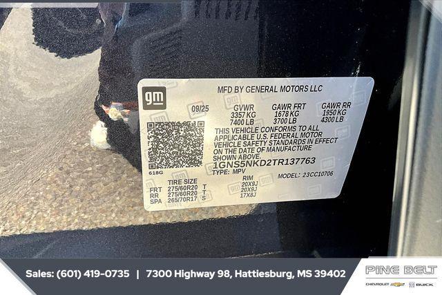 new 2026 Chevrolet Tahoe car, priced at $66,737