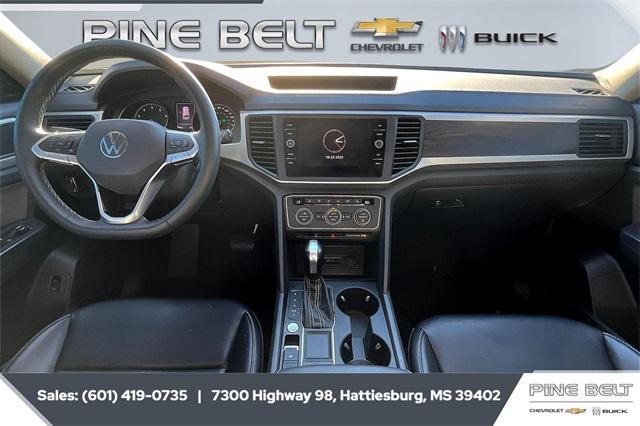 used 2021 Volkswagen Atlas car, priced at $20,858