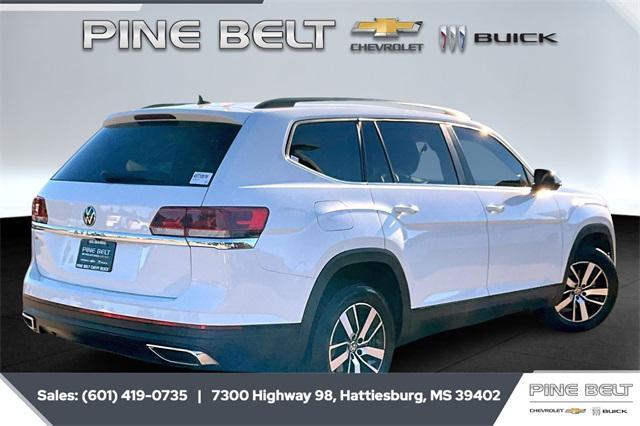 used 2021 Volkswagen Atlas car, priced at $20,858