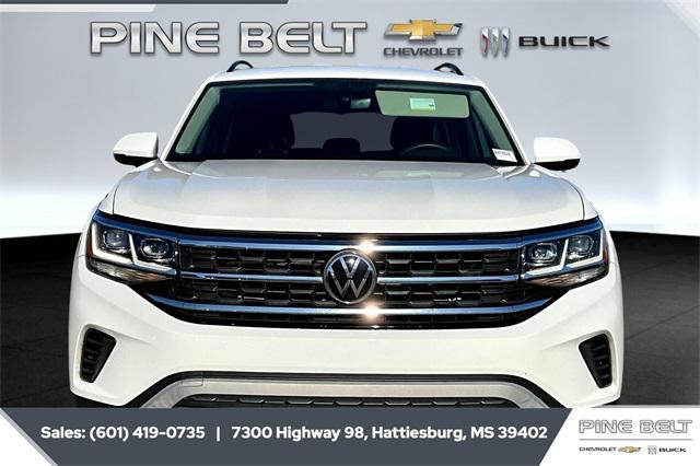used 2021 Volkswagen Atlas car, priced at $20,858