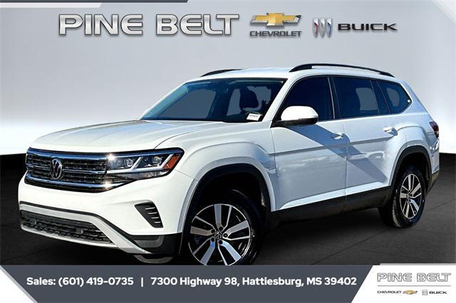 used 2021 Volkswagen Atlas car, priced at $20,858