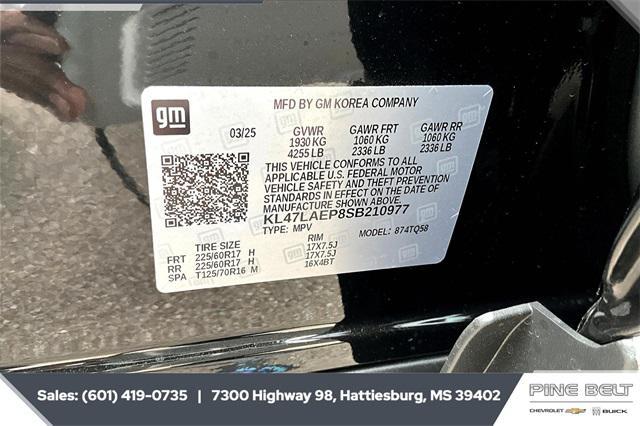 new 2025 Buick Envista car, priced at $26,879
