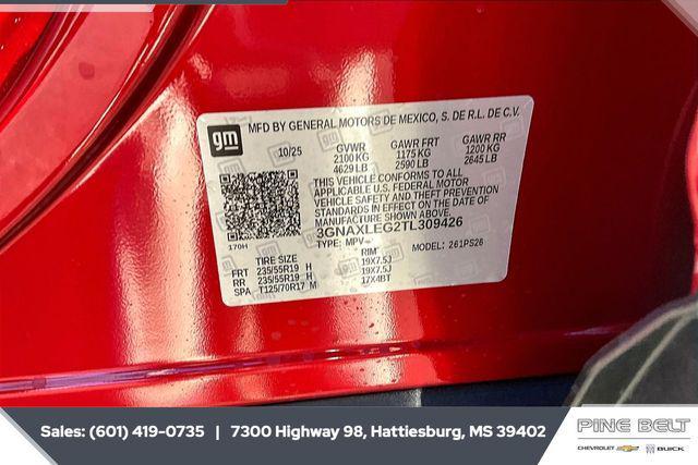 new 2026 Chevrolet Equinox car, priced at $34,741