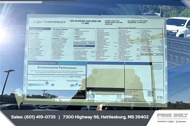 new 2026 Chevrolet Silverado 2500 car, priced at $76,574