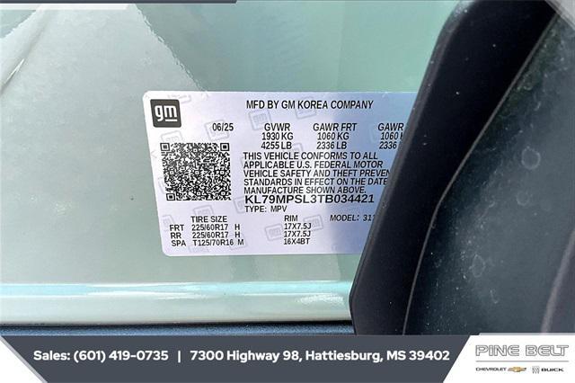 new 2026 Chevrolet TrailBlazer car, priced at $23,490