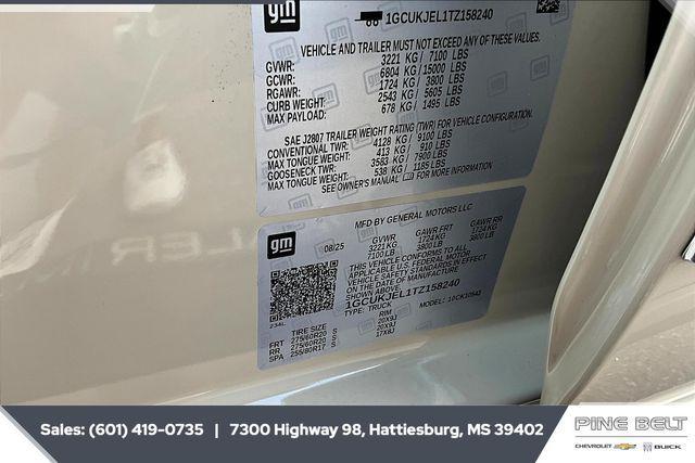 new 2026 Chevrolet Silverado 1500 car, priced at $69,293