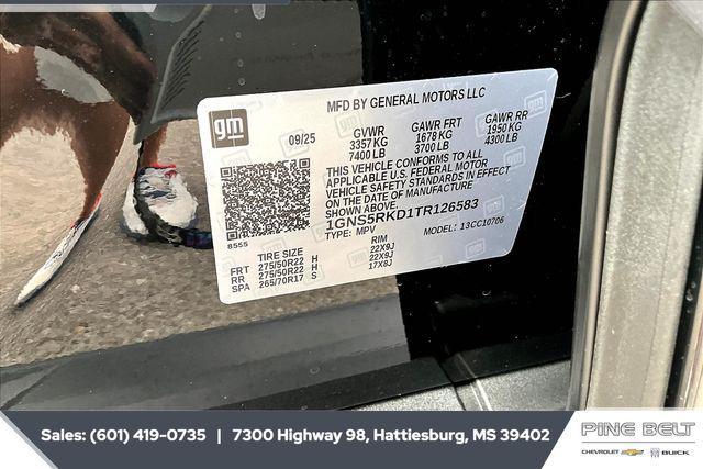 new 2026 Chevrolet Tahoe car, priced at $73,100