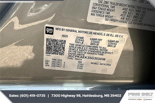 new 2025 Chevrolet Silverado 1500 car, priced at $45,279