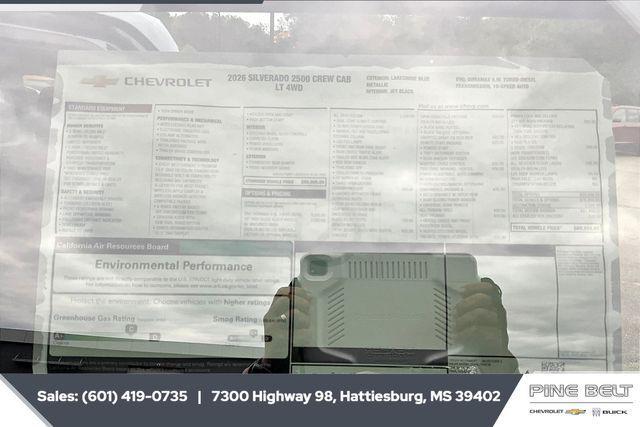 new 2026 Chevrolet Silverado 2500 car, priced at $76,004