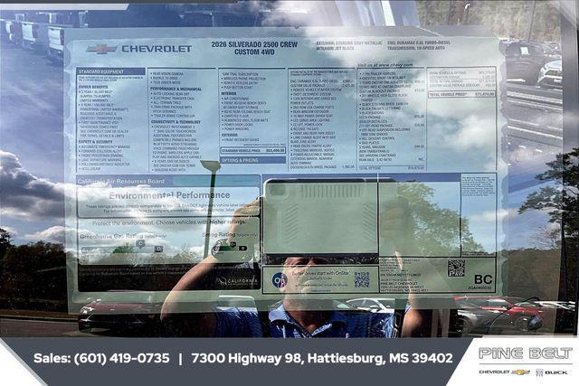 new 2026 Chevrolet Silverado 2500 car, priced at $69,724