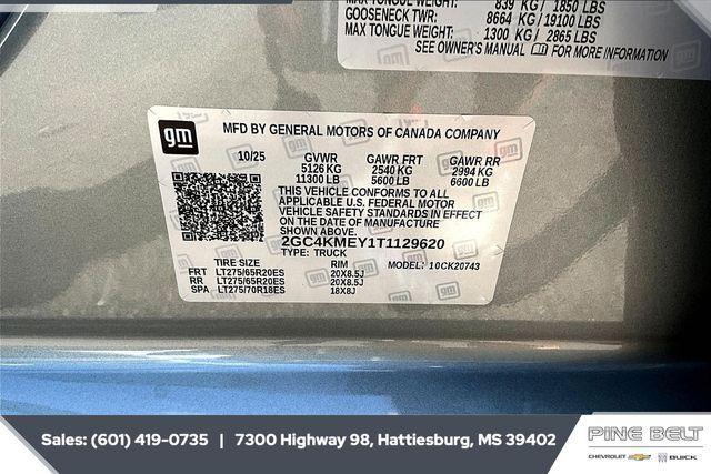 new 2026 Chevrolet Silverado 2500 car, priced at $69,724