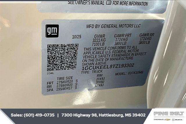 new 2026 Chevrolet Silverado 1500 car, priced at $60,776