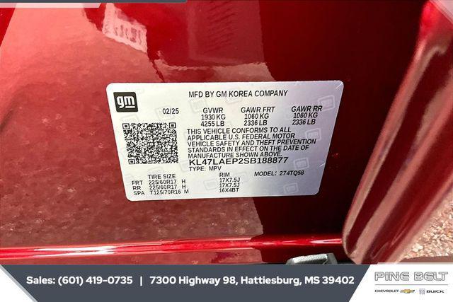 new 2025 Buick Envista car, priced at $24,006