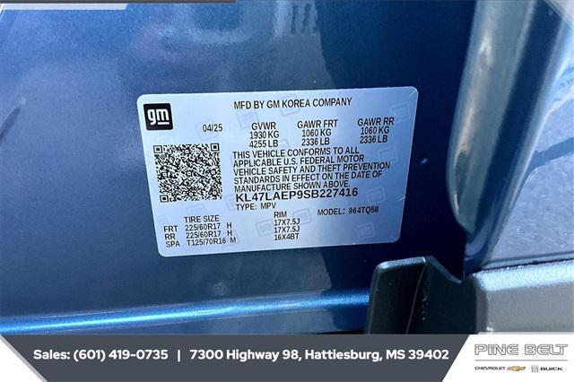 new 2025 Buick Envista car, priced at $27,280