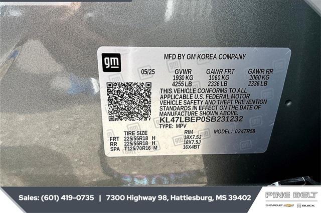 new 2025 Buick Envista car, priced at $28,680