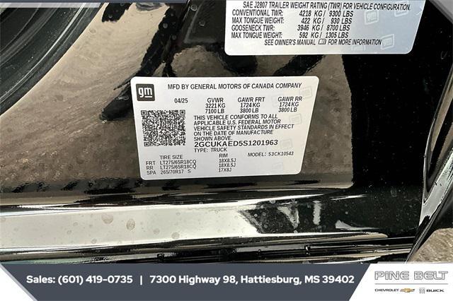 new 2025 Chevrolet Silverado 1500 car, priced at $44,879