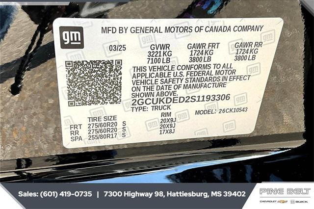 new 2025 Chevrolet Silverado 1500 car, priced at $60,164
