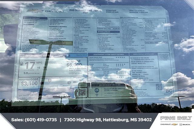 new 2025 Chevrolet Silverado 1500 car, priced at $60,164