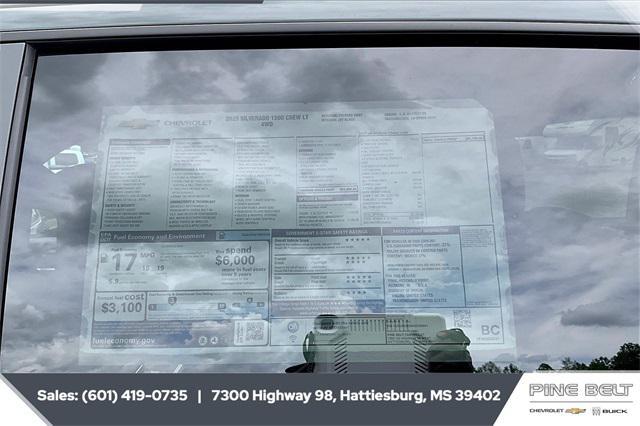 new 2025 Chevrolet Silverado 1500 car, priced at $52,879