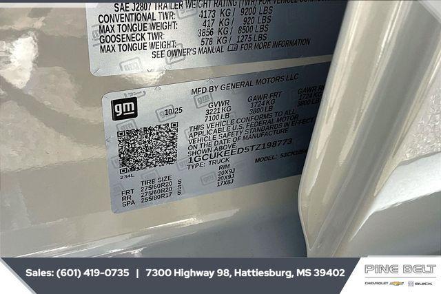 new 2026 Chevrolet Silverado 1500 car, priced at $59,412