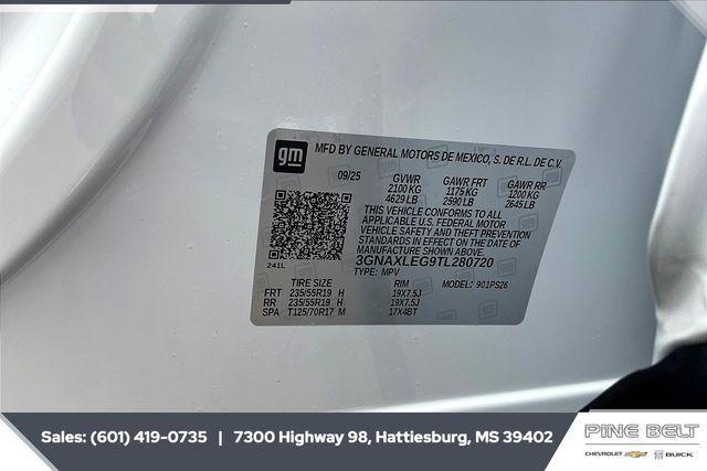 new 2026 Chevrolet Equinox car, priced at $33,821