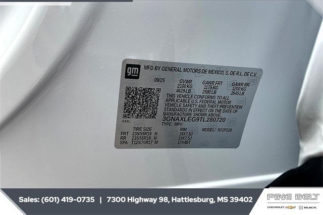 new 2026 Chevrolet Equinox car, priced at $33,690