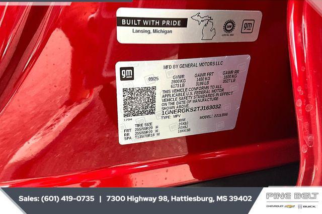 new 2026 Chevrolet Traverse car, priced at $45,170