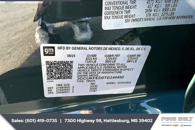 new 2026 Chevrolet Silverado 1500 car, priced at $65,585