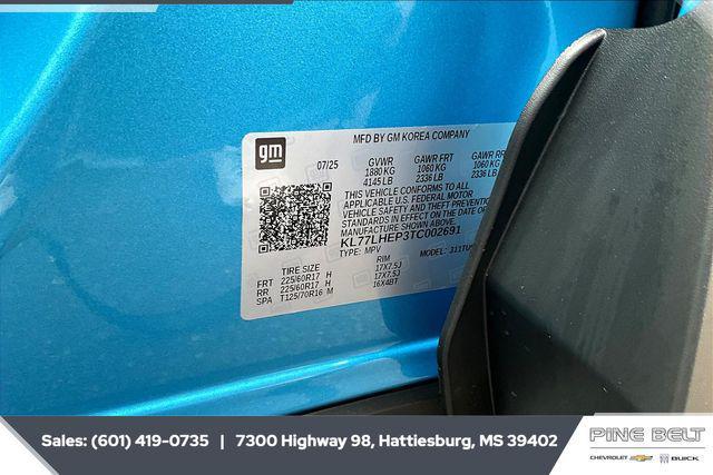 new 2026 Chevrolet Trax car, priced at $24,710