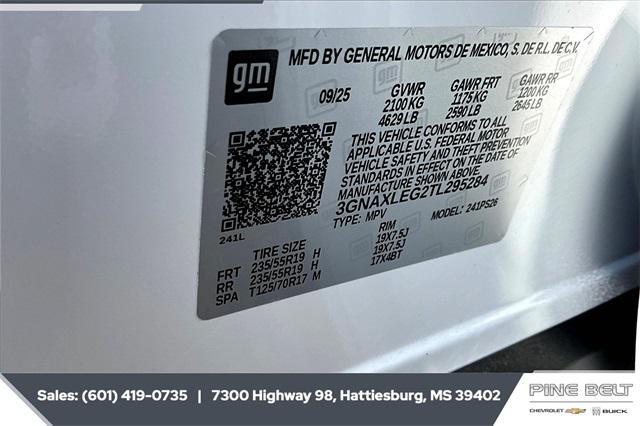 new 2026 Chevrolet Equinox car, priced at $35,982