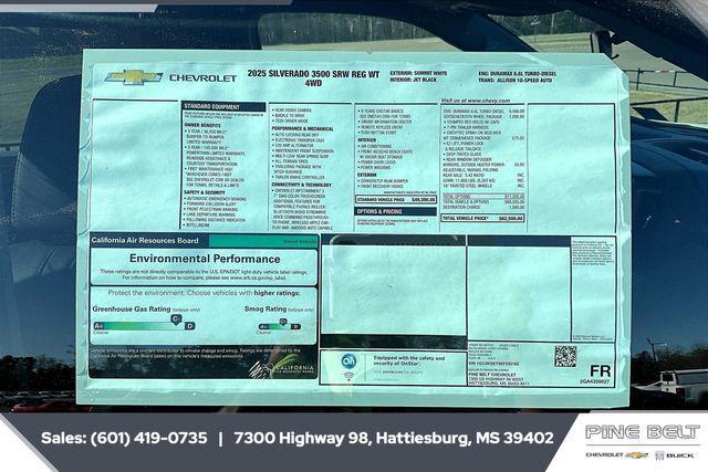 new 2025 Chevrolet Silverado 3500 car, priced at $53,875