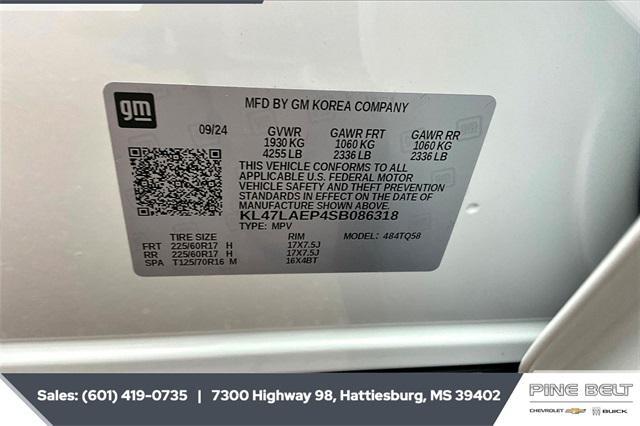 new 2025 Buick Envista car, priced at $26,235