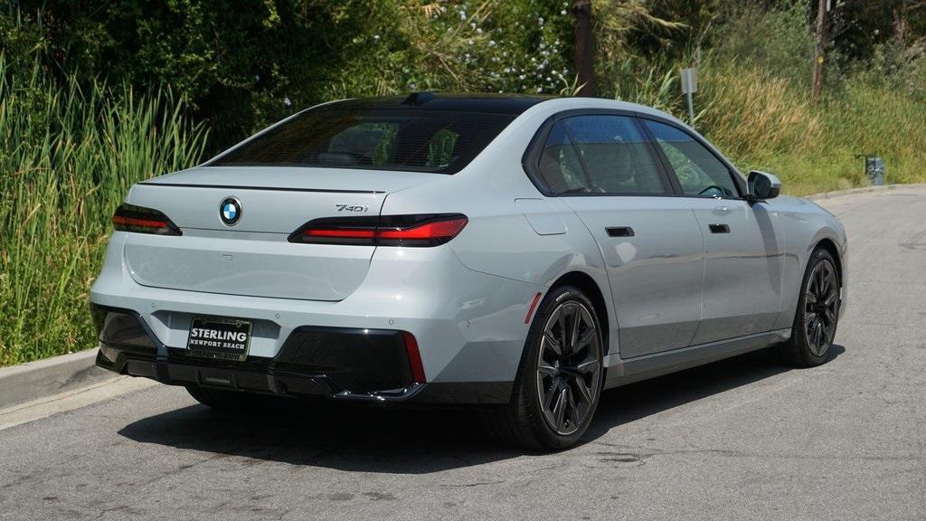new 2025 BMW 740 car, priced at $102,525