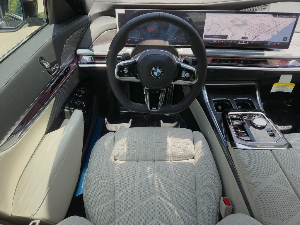 new 2025 BMW 740 car, priced at $107,675