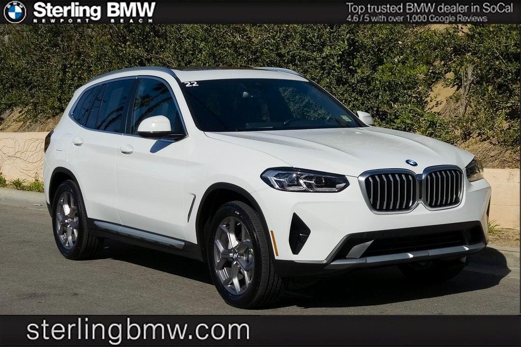 used 2022 BMW X3 car, priced at $32,995