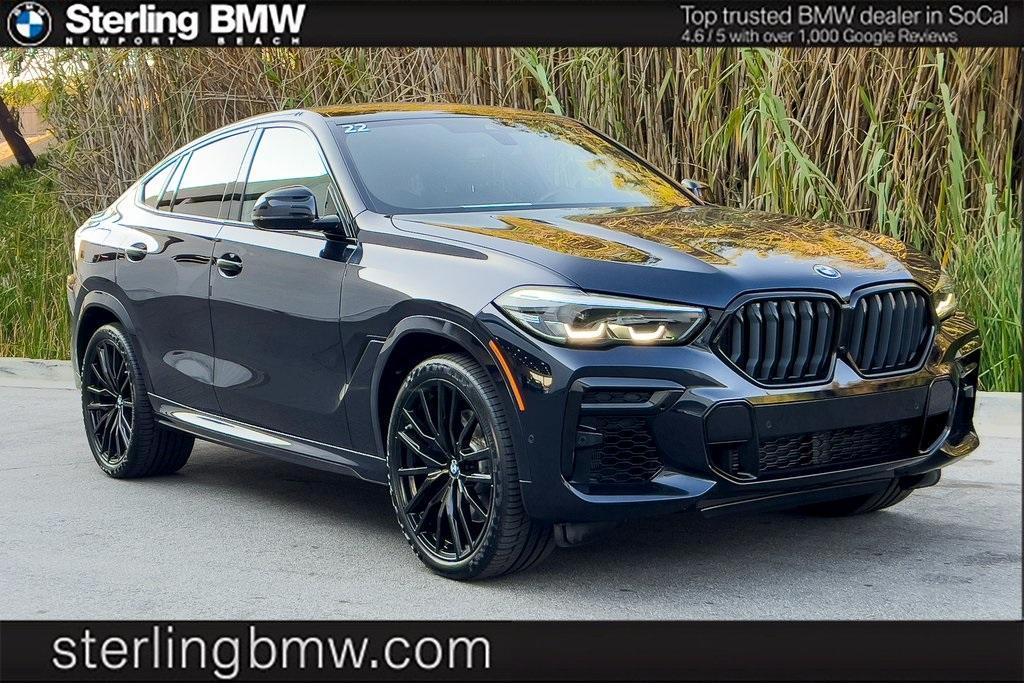 used 2022 BMW X6 car, priced at $55,995