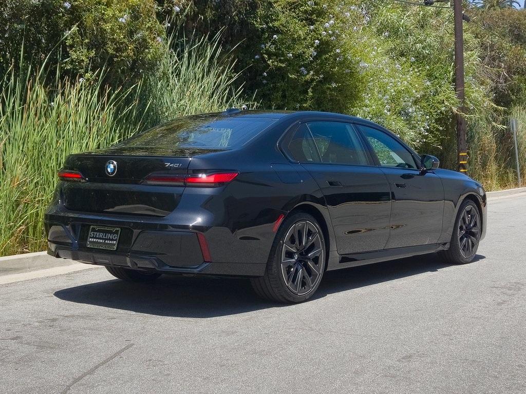 new 2025 BMW 740 car, priced at $102,525