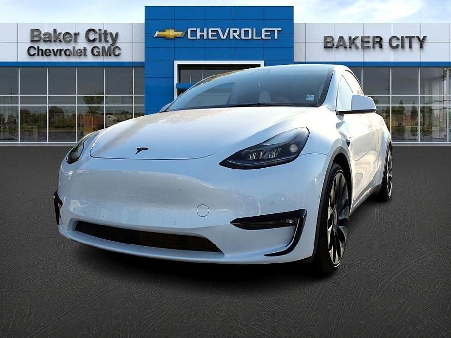 used 2022 Tesla Model Y car, priced at $34,999