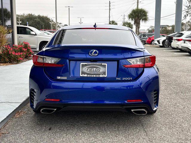 used 2016 Lexus RC 200t car, priced at $29,997