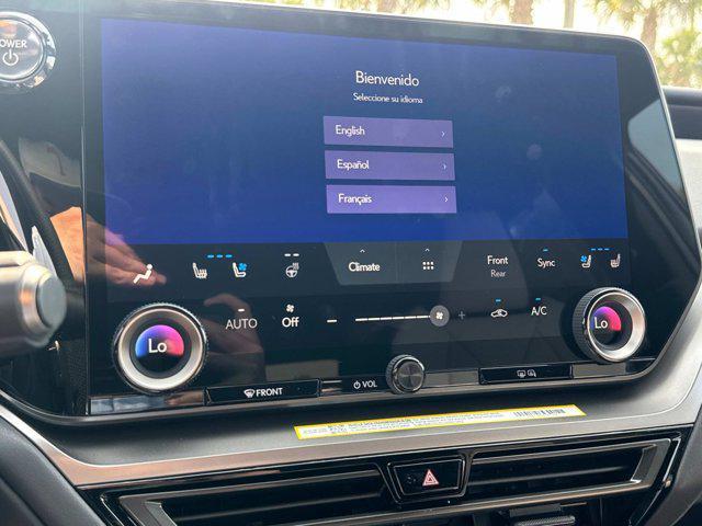 new 2025 Lexus TX 500h car, priced at $73,564