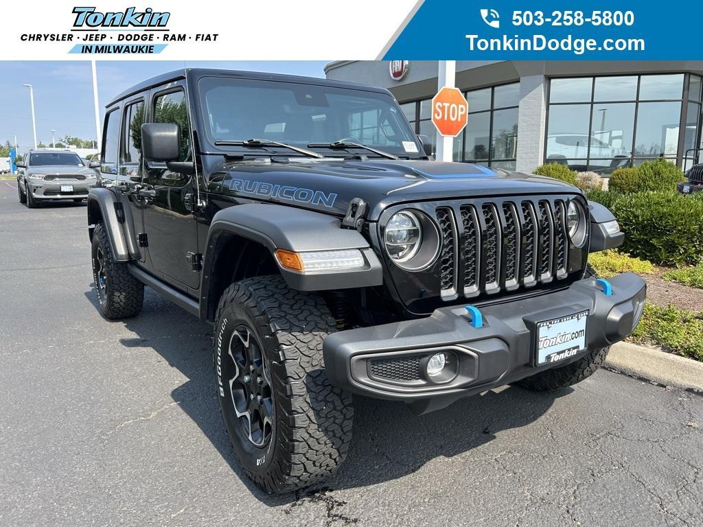 used 2022 Jeep Wrangler Unlimited 4xe car, priced at $38,600