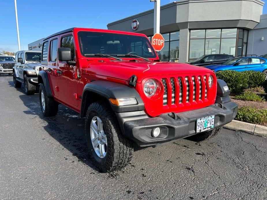 used 2021 Jeep Wrangler Unlimited car, priced at $28,998