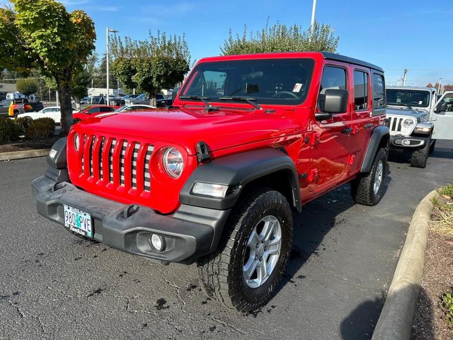 used 2021 Jeep Wrangler Unlimited car, priced at $28,998