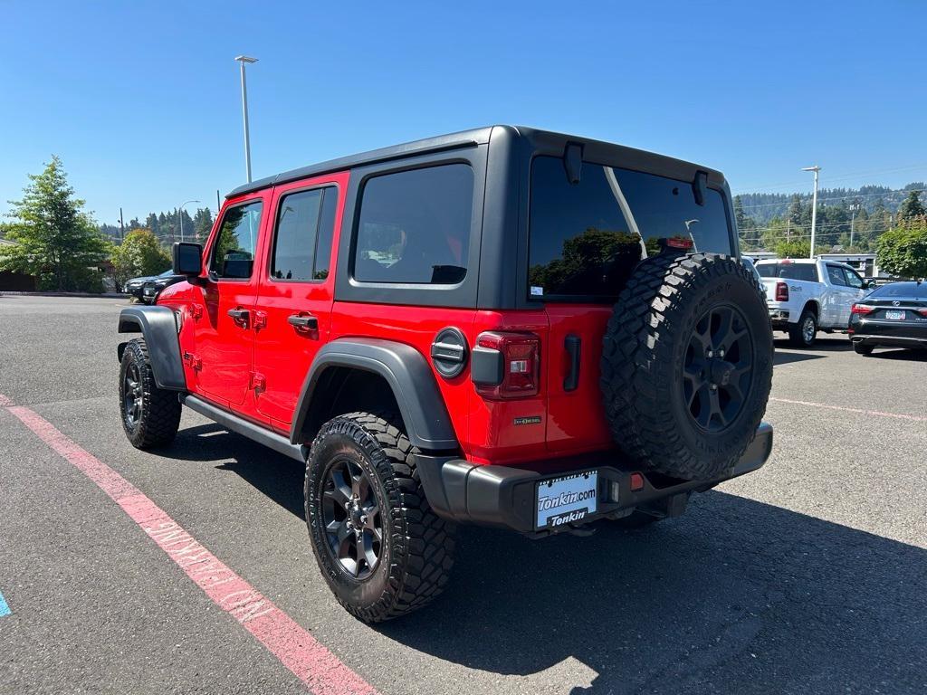 used 2021 Jeep Wrangler Unlimited car