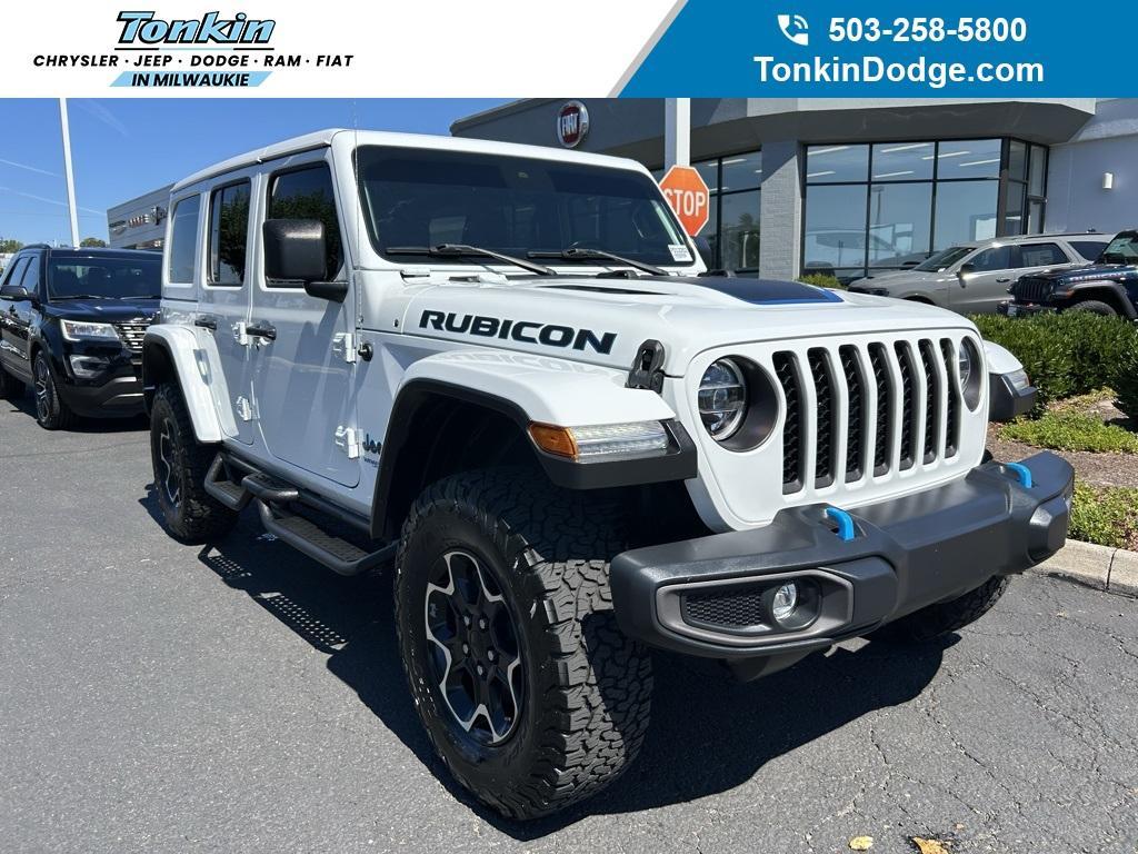 used 2021 Jeep Wrangler Unlimited 4xe car, priced at $36,990