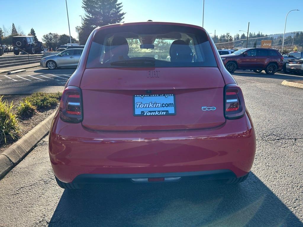 new 2024 FIAT 500e car, priced at $32,595