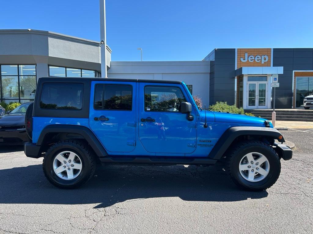 used 2016 Jeep Wrangler Unlimited car, priced at $19,650